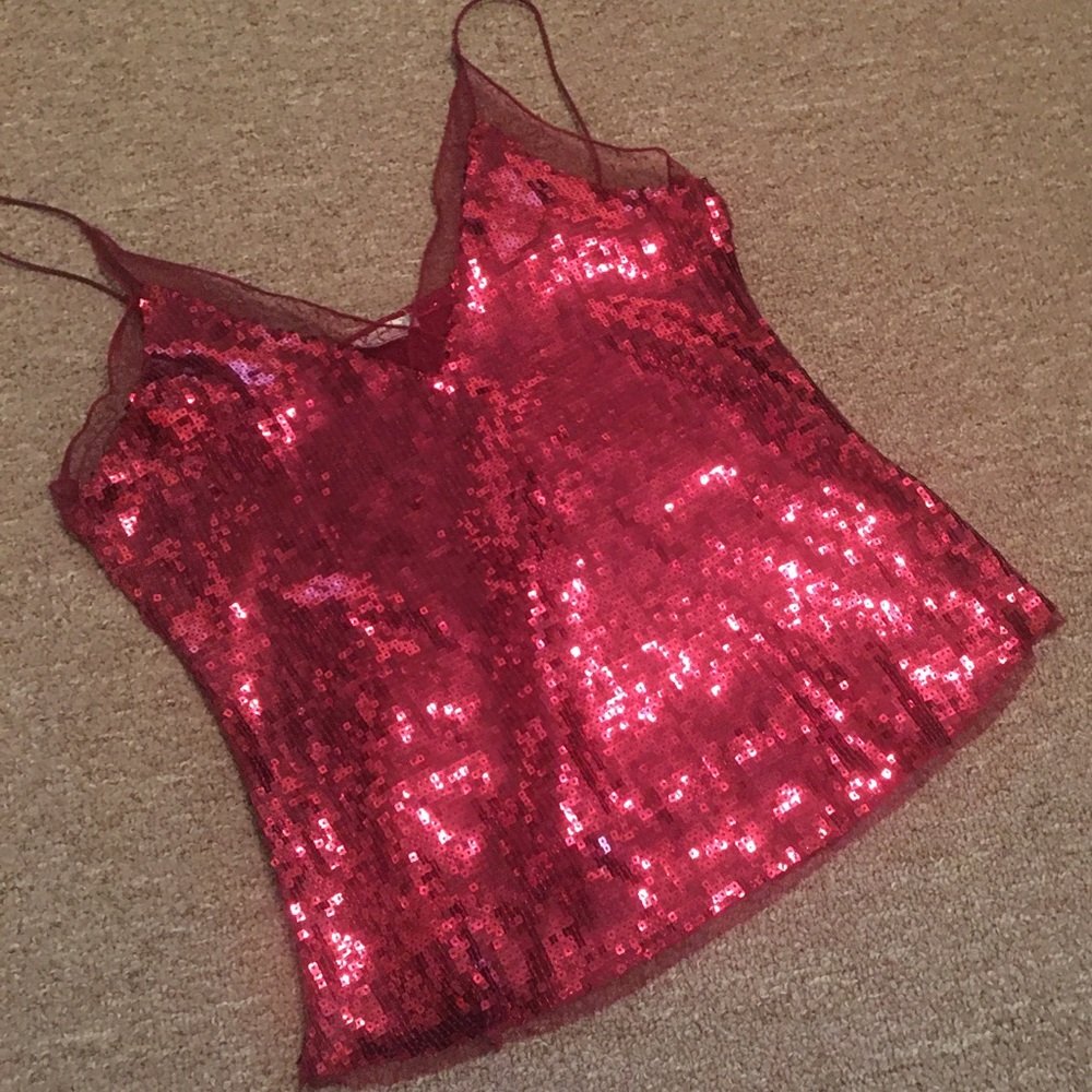 Fp Red Sequin Tank - image 3